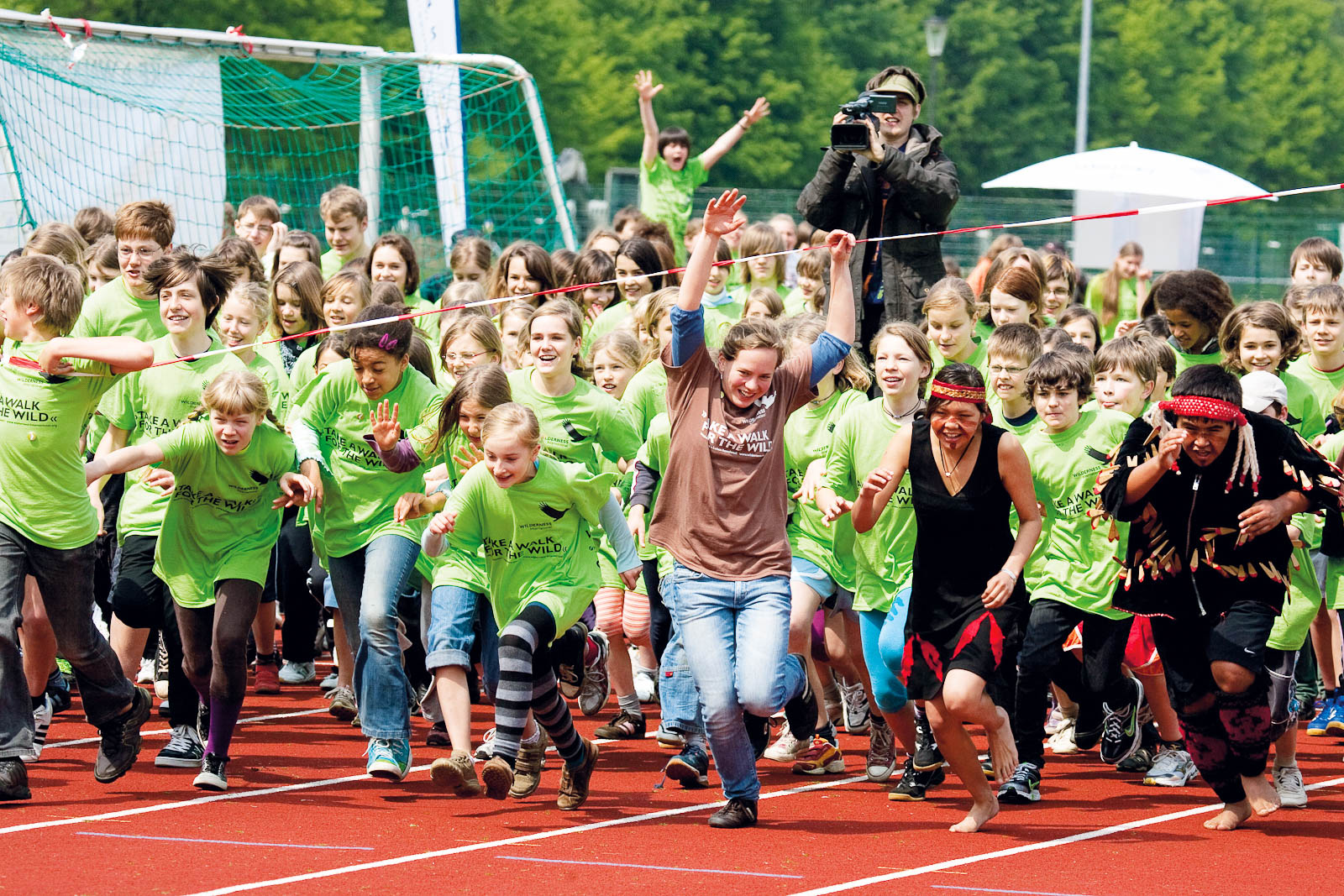 Start des Wildnislaufs in Dresden 2010 